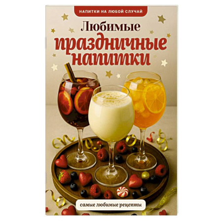 Напитки, книга Любимые праздничные напитки купить по низкой цене