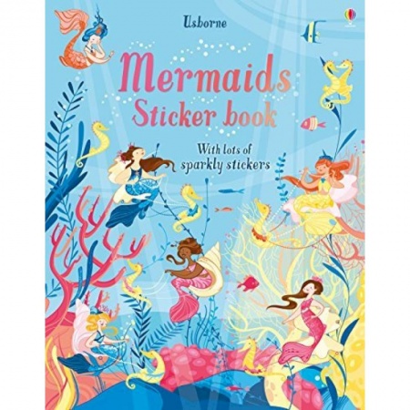 Чтение на английском языке, книга Mermaids Sticker Book купить по низкой цене
