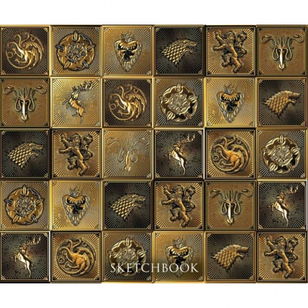 Фокусы, игры, судоку, кроссворды и т.д., книга Скетчбук. Игра Престолов. Гербы домов купить по низкой цене