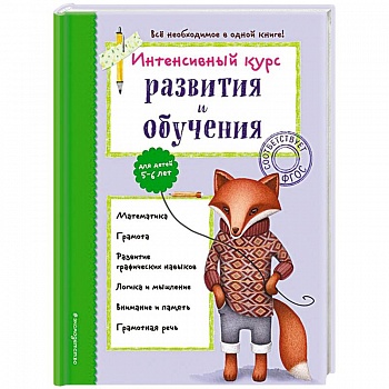 Интенсивный курс развития и обучения. Для детей 5-6 лет