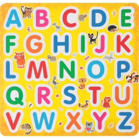 Книги для дошкольников (4-6 лет), книга Английский алфавит на магнитах (Еврослот + методичка) купить по низкой цене