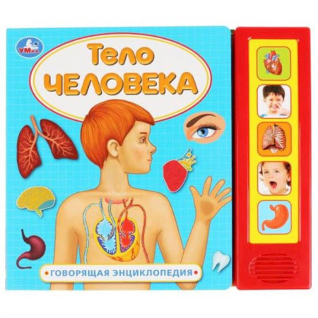 Музыкальные книжки, погремушки, пищалки, книга Музыкальная энциклопедия 'Тело человека.' купить по низкой цене
