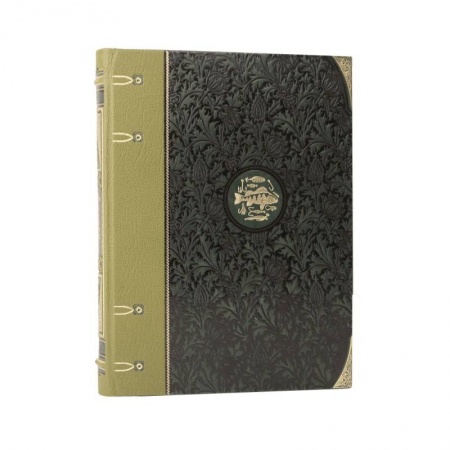 Рыбалка, книга Жизнь и ловля пресноводных рыб Л. Сабанеева. Коллекционное иллюстрированное издание на бумаге премиум-класса в инкрустированном переплете ручной работы с четырьмя видами тиснения и украшенным обрезом. купить по низкой цене