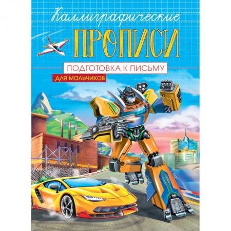 Письмо, мелкая моторика, книга Каллиграфические прописи для мальчиков А5. Подготовка к письму купить по низкой цене