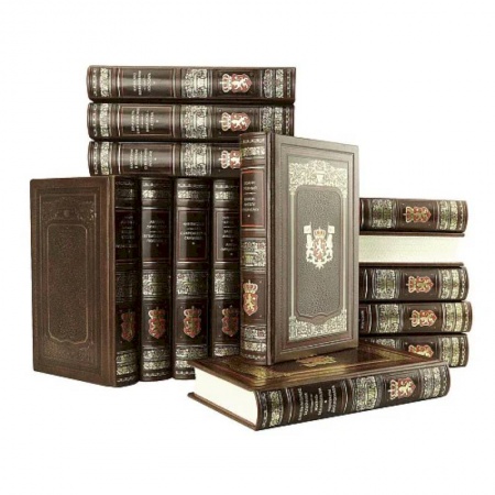 Всемирная история, книга Коллекция 'Великие правители'. Комплект из 15 томов. Коллекционные иллюстрированные издания премиум-класса в кожаных переплетах ручной работы. купить по низкой цене