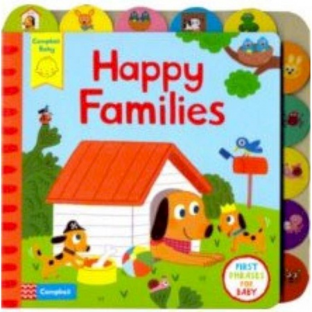 Литература на иностранном языке для детей, книга Happy Families (board bk) купить по низкой цене