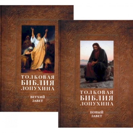 Библия. Книги Священного Писания Ветхого и Нового Завета, книга Толковая Библия Лопухина. Библейская история Ветхого и Нового Заветов (комплект в 2-х кн.) купить по низкой цене