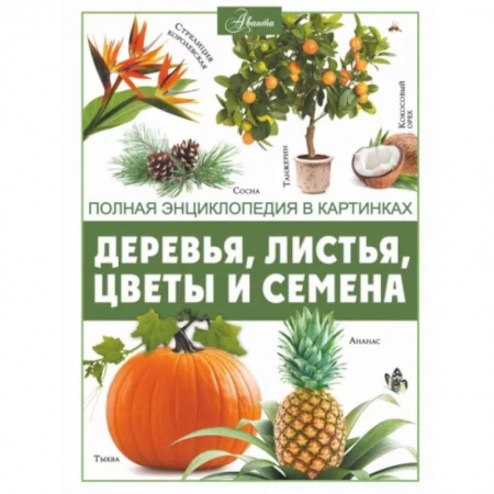 Животный и растительный мир, книга Деревья, листья, цветы и семена купить по низкой цене