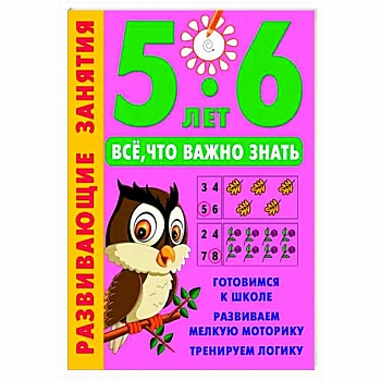Развивающие занятия. Всё, что важно знать. 5-6 лет