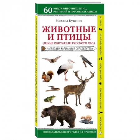 Уход за животными, книга Животные и птицы. Дикие обитатели русского леса купить по низкой цене
