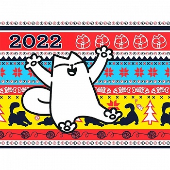 Кот Саймона.Календарь-домик на 2022 г. Настольный