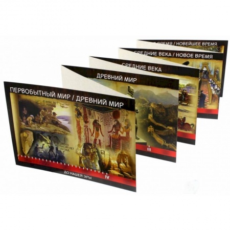 История, книга Плакат раскладной. Лента времени из 9 секций купить по низкой цене