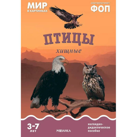 Животный и растительный мир, книга Птицы хищные: Наглядно-дидактическое пособие купить по низкой цене