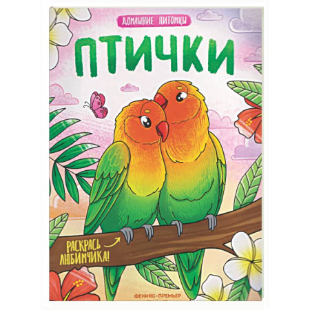 Животные. Птицы. Растения, книга Птички: книжка-раскраска купить по низкой цене