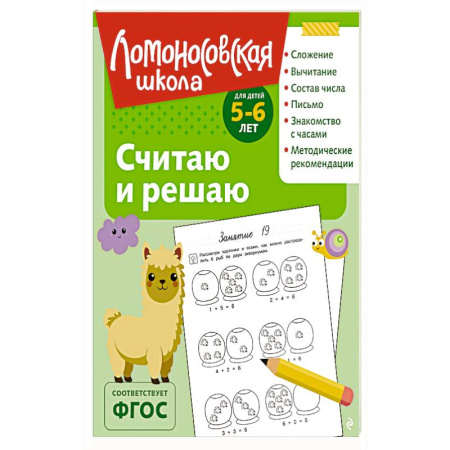 Книги для дошкольников (4-6 лет), книга Считаю и решаю: для детей 5-6 лет купить по низкой цене