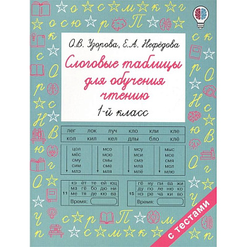 Слоговые таблицы для обучения чтению
