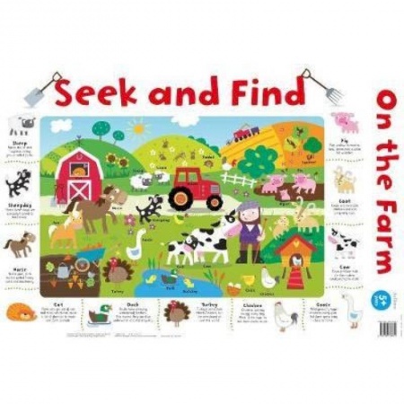 Чтение на английском языке, книга Seek and Find: On the Farm купить по низкой цене