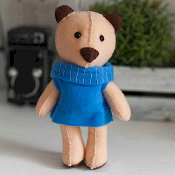 Игрушка из фетра, набор для творчества 'Мишка'