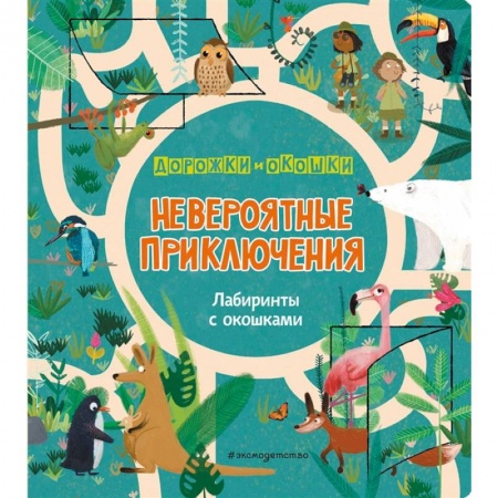 Книжки-игрушки, книга Невероятные приключения. Лабиринты с окошками купить по низкой цене