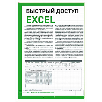 Быстрый доступ. Excel