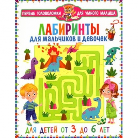 Книги для дошкольников (4-6 лет), книга Лабиринты для мальчиков и девочек. От 3 до 6 лет купить по низкой цене