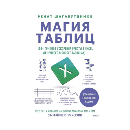 MS Excel, книга Магия таблиц. 100+ приемов ускорения работы в Excel (и немного в Google Таблицах). 2-е издание купить по низкой цене