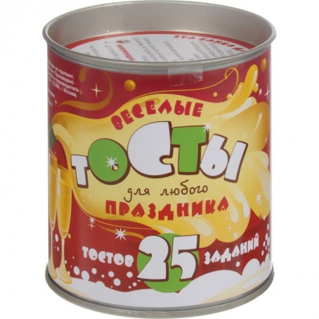 Анекдоты, тосты, поздравления, SMS, книга Веселые тосты для любого праздника: 25 тостов и 25 заданий. Выбирай, раскрывай, бокал поднимай! купить по низкой цене