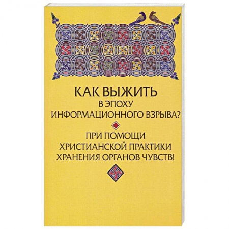 Христианство. Общие представления, книга Как выжить в эпоху информационного взрыва? При помощи христианской практики хранения органов чувств! купить по низкой цене