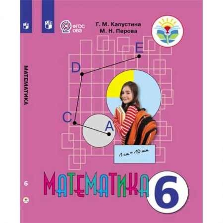 Математика. Алгебра. Геометрия, книга Математика 6 класс. Учебник. Адаптированные программы. ФГОС ОВЗ купить по низкой цене