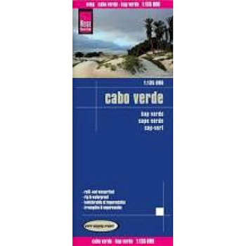 Острова Зеленого мыса. Карта. Cabo Verde 1:135.000