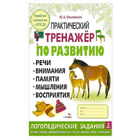 Общая подготовка к школе, книга Практический тренажер по развитию речи, внимания, памяти, мышления, восприятия. Выпуск 2. Рабочая тетрадь купить по низкой цене