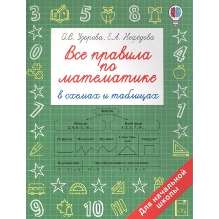 Математика. Алгебра. Геометрия, книга Все правила по математике в схемах и таблицах. Для начальной школы купить по низкой цене