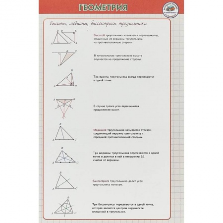 Математика. Алгебра. Геометрия, книга Геометрия. Шпаргалка купить по низкой цене