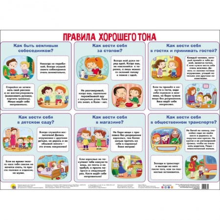 Окружающий мир, книга ПЛАКАТ. ПРАВИЛА ХОРОШЕГО ТОНА купить по низкой цене