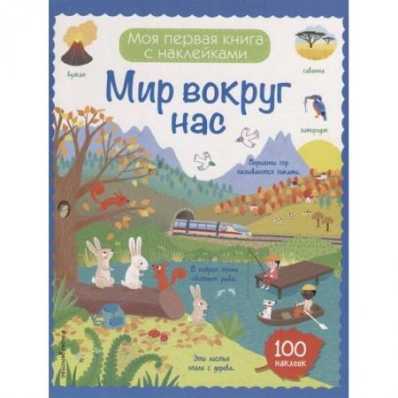 Книжки с наклейками, книга Мир вокруг нас (с наклейками) купить по низкой цене