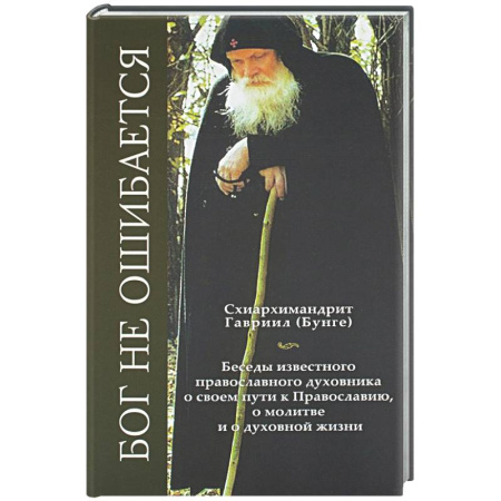 Духовная литература, книга Бог не ошибается. Беседы известного духовника о своем пути к Православию, о молитве и о духовной жизни купить по низкой цене