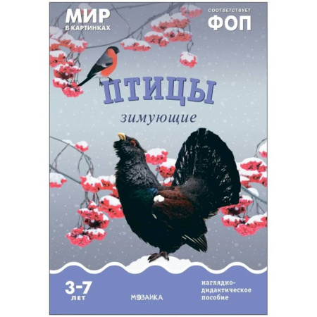 Животный и растительный мир, книга Птицы зимующие: Наглядно-дидактическое пособие купить по низкой цене