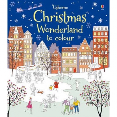 Чтение на английском языке, книга Christmas Wonderland to Colour купить по низкой цене