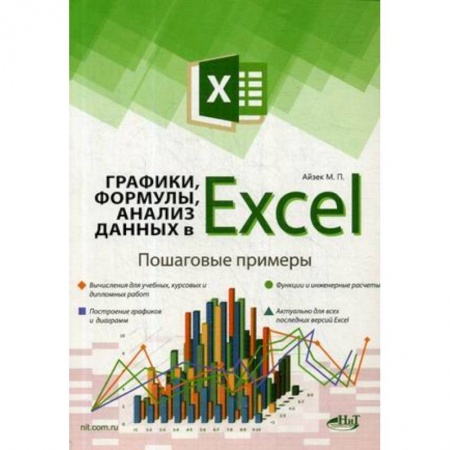 Графика, дизайн, книга Графики, формулы, анализ данных в Excel. Пошаговые примеры купить по низкой цене