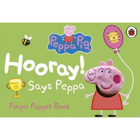 Чтение на английском языке, книга Peppa Pig: Hooray! Says Peppa (finger puppet board) купить по низкой цене